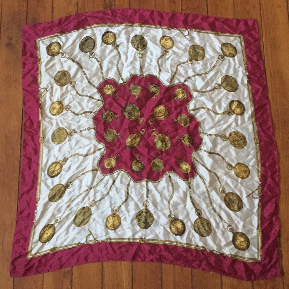 Vintage Oscar De la Renta Silky Scarf